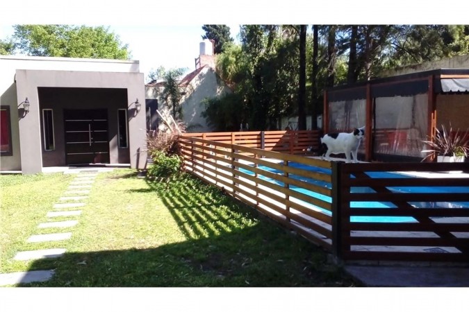 OPORT UNICA!!CASAQUINTA A ESTRENAR 6 AMB.EST.MINIMALISTA, PISCINA QUINCHO+DEPTO A 1 CDRA DE M.FIERRO
