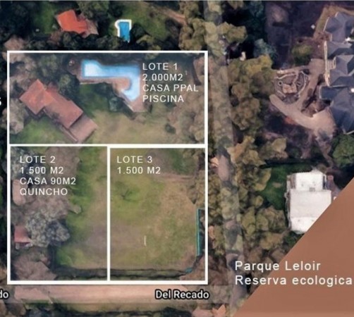 EXCELENTE OPORTUNIDAD!! CASA DE 140M2 SOBRE LOTE DE 1500M2 PARQUIZADO EN EL CORAZON DE PARQUE LELOIR!!