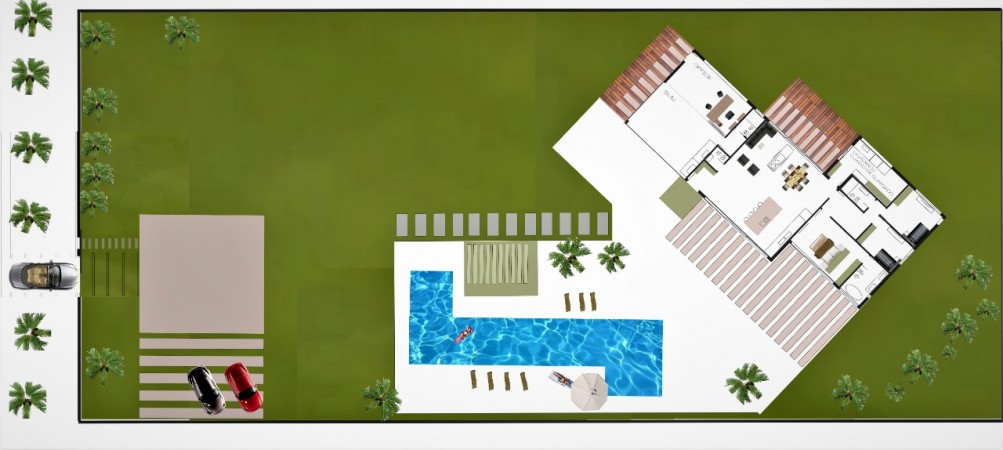 CASA QUINTA EN EL CORAZON DE PQUE.LELOIR LOTE 2.000M2, CASA 200M2, PISCINA DE 20MTS EN  OPORTUNIDAD